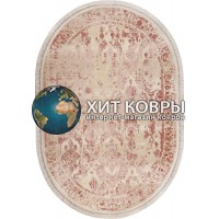 Турецкий ковер Tajmahal 06501 Розовый овал